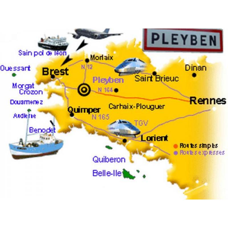 Le Grand Hortensia Pleyben centre Finistère